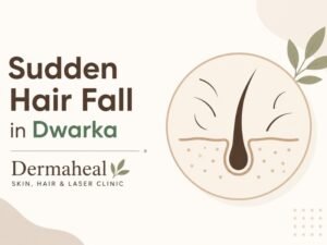 Why Is My Hair Falling Suddenly? Common Causes & Easy Solutions in Dwarka, Delhi – Dermaheal