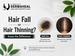 Hair Fall or Hair Thinning? Know the Difference and the Right Solution | Dermaheal